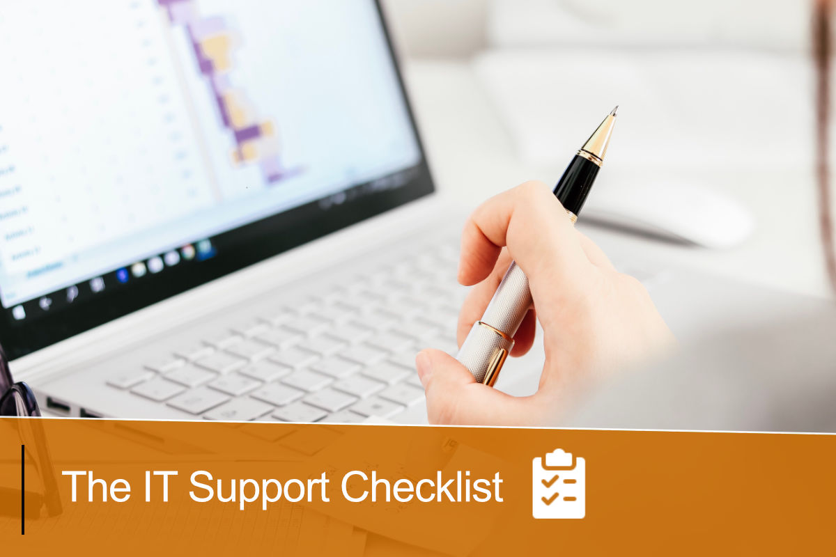 The IT support checklist